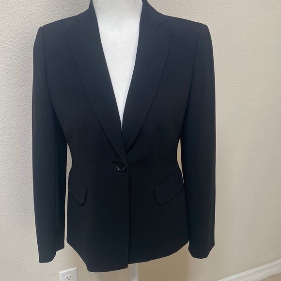 Ann Taylor Black Blazer Size 2P - Picture 1 of 7